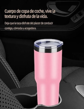 Termo Genérica de acero inoxidable con tapa doble rosca 800 ml