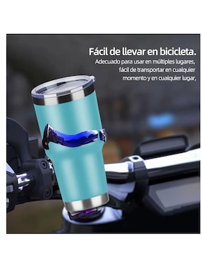 Termo Genérica de acero inoxidable con tapa doble rosca 800 ml