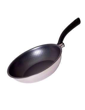 Sartén Wok Queen Sense de acero inoxidable