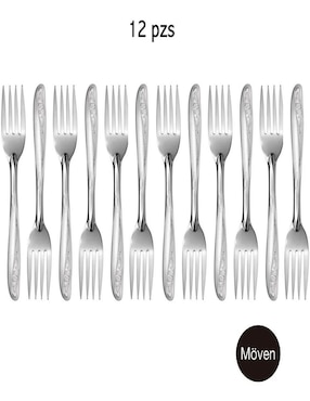 Set de tenedores Möven de acero inoxidable