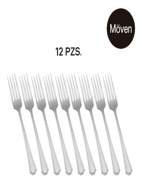Set de tenedores Moven Galicia de acero inoxidable