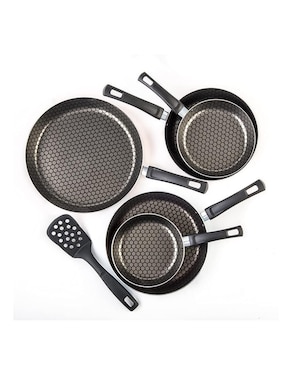 Set de sartenes Cinsa Fashion Cook de aluminio 6 piezas
