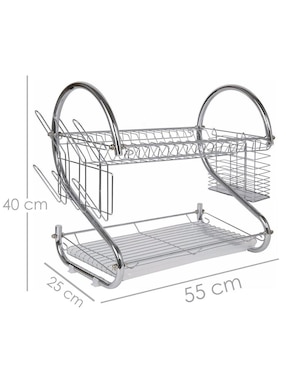 Escurridor de trastes Aquila de aluminio