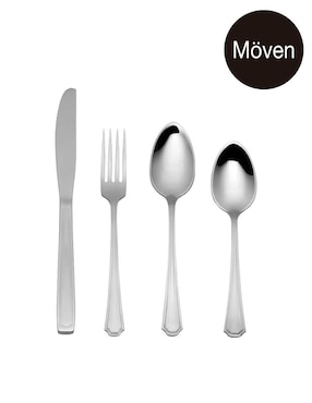 Set cubiertos Moven Galicia de acero inoxidable 16 piezas