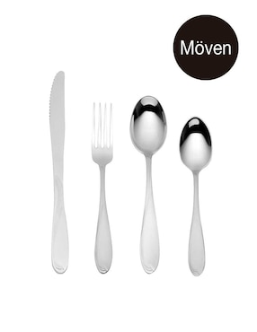 Set cubiertos Moven Gamma de acero inoxidable 12 piezas