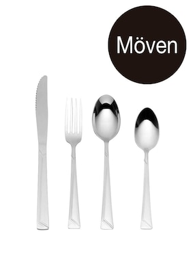 Set cubiertos Moven Sofía de acero inoxidable 16 piezas