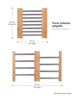 Porta caliente Tutti rectangular para cocina