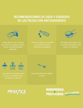 Batería de cocina Cinsa Lima de acero vitrificado antiadherente convencional 12 piezas