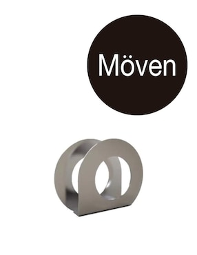 Servilletero Moven Circular de acero inoxidable