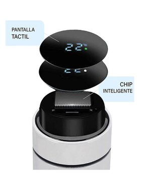 Termo Genérica de acero inoxidable con tapa rosca