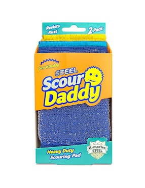 Esponja para hogar e interior Scrub Daddy Scour Daddy Steel 2 piezas
