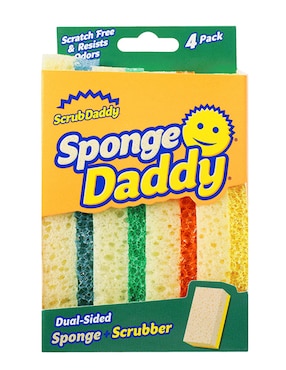 Esponja para hogar e interior Scrub Daddy Sponge Daddy 4 piezas