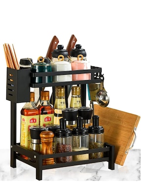Estante de acero inoxidable Brandtrendy Rack 2 niveles