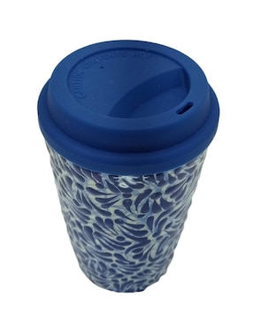 Vaso térmico Zvezda Talavera con tapa rosca 200 ml