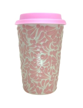 Vaso térmico Zvezda Talavera con tapa rosca 200 ml