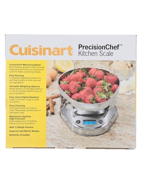 Báscula digital gramera Cuisinart