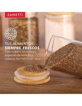 Frasco de almacenamiento Zanetti de vidrio