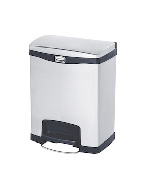 Bote de basura Rubbermaid de acero inoxidable
