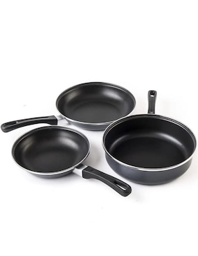 Batería de cocina Cinsa Mega Óptima de acero vitrificado antiadherente convencional 9 piezas