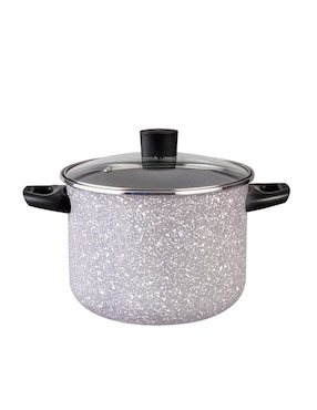 Batería de cocina Cinsa Granito de acero vitrificado antiadherente sin PFOA 10 piezas