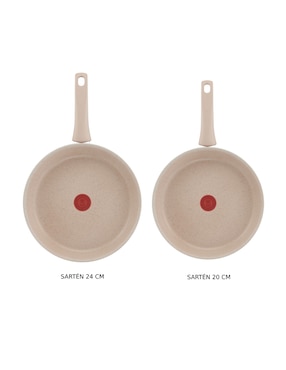 Set de sartenes T-Fal Delight de aluminio 2 piezas