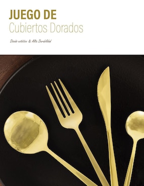 Set cubiertos Idea Nuova de acero inoxidable 24 piezas