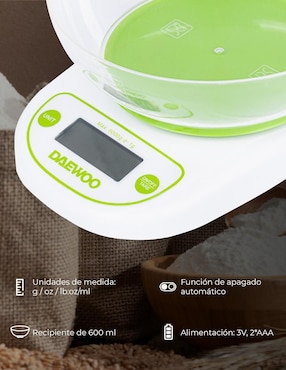 Báscula de cocina Daewoo