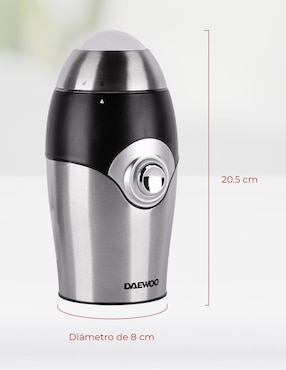 Molino para café Daewoo de acero inoxidable