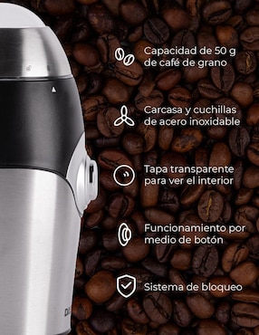 Molino para café Daewoo de acero inoxidable