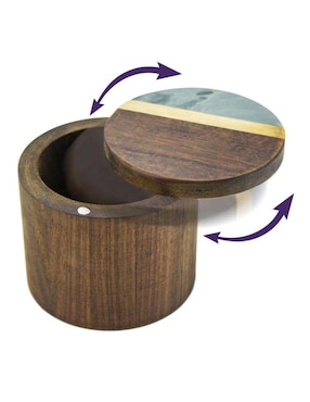 Especiero magnético Totally Bamboo Slate and Acacia