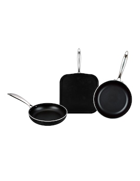 Batería de cocina Vasconia Urban de aluminio antiadherente convencional 11 piezas