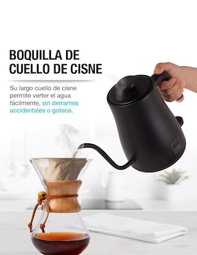 Tetera eléctrica Casa Litus de acero inoxidable