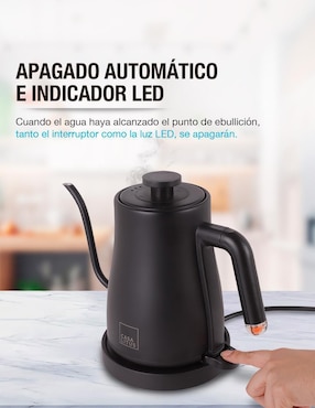 Tetera eléctrica Casa Litus de acero inoxidable
