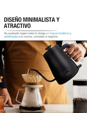 Tetera eléctrica Casa Litus de acero inoxidable