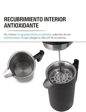 Prensa francesa Casa Litus de acero inoxidable
