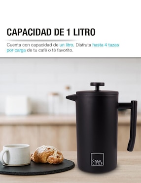 Prensa francesa Casa Litus de acero inoxidable