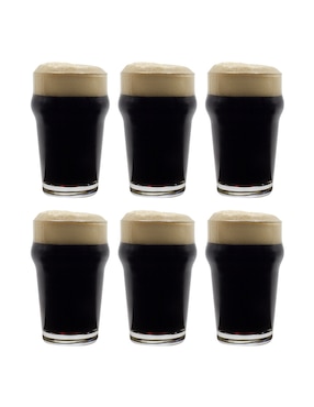 Set vasos Kasablanka de vidrio con 6 piezas