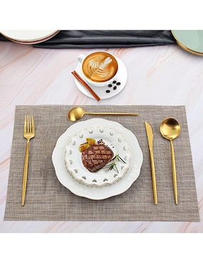 Set cubiertos Kasablanka de acero inoxidable 16 piezas