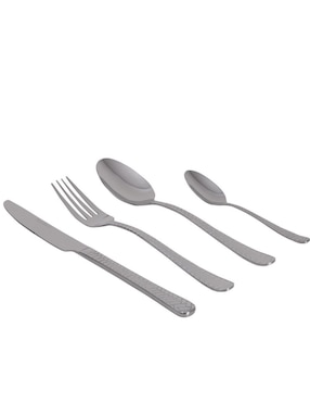 Set cubiertos Crown Baccara Modern de acero inoxidable 16 piezas