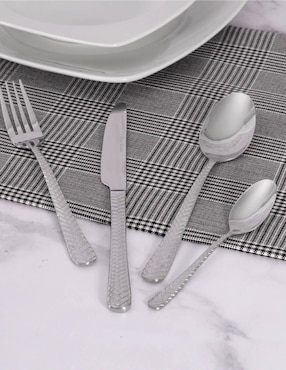 Set cubiertos Crown Baccara Modern de acero inoxidable 16 piezas