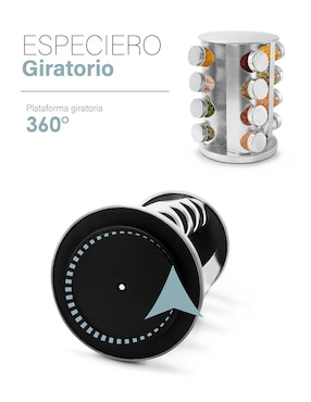 Set de especieros giratorio Idea Nuova