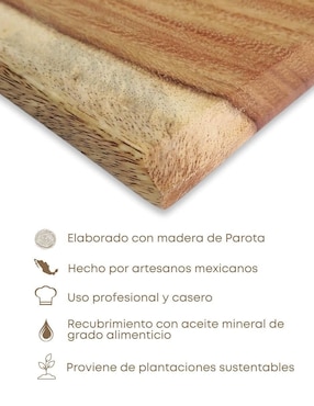 Tabla para picar Yañez Mobiliario Irregular de madera