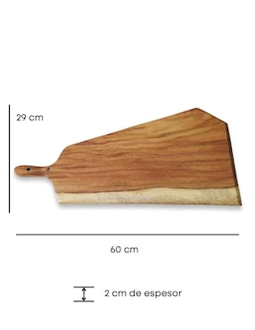 Tabla para picar Yañez Mobiliario Irregular de madera