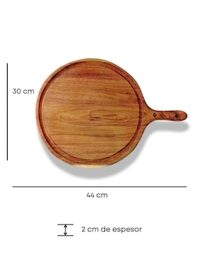 Tabla para picar Yañez Mobiliario Redonda de madera