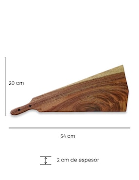 Tabla para picar Yañez Mobiliario Irregular de madera