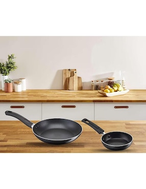 Set de sartenes T-Fal de aluminio 2 piezas