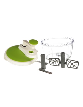 Dicer Plus Cortador Rallador Pelador Rebanador de Verduras Rd Royal Cook  color Negro