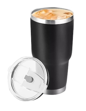 Termo Genérica de acero inoxidable con tapa flip top