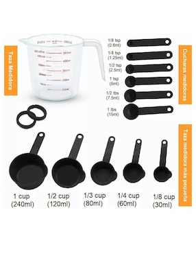 Set de cucharas medidoras