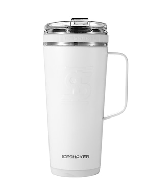 Termo Ice Shaker de acero inoxidable asa con tapa rosca 768 ml